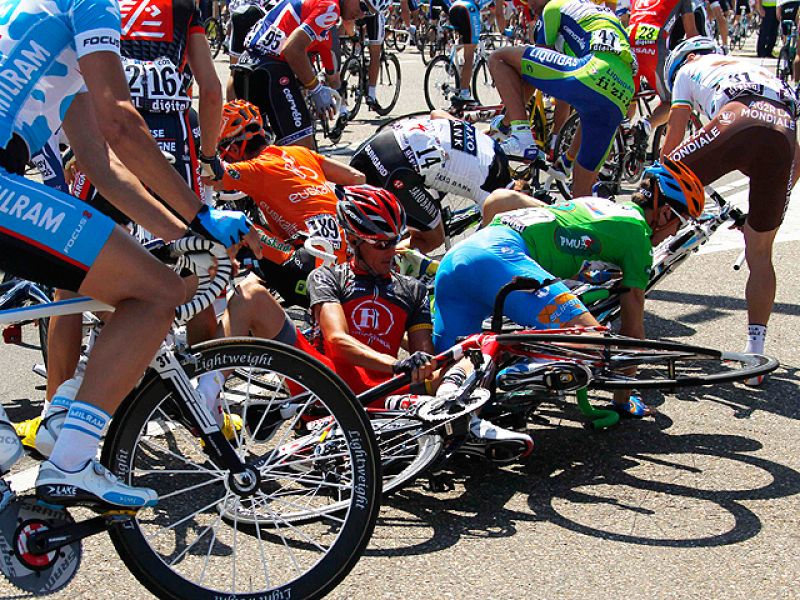 Final de la Etapa 1 del Tour