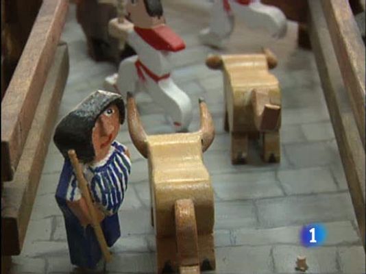 San Fermín - Un encierro de madera