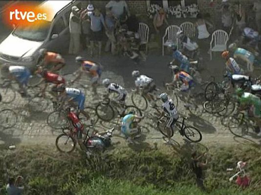 Tour de Francia - Caída de Frank Schleck en el Tour