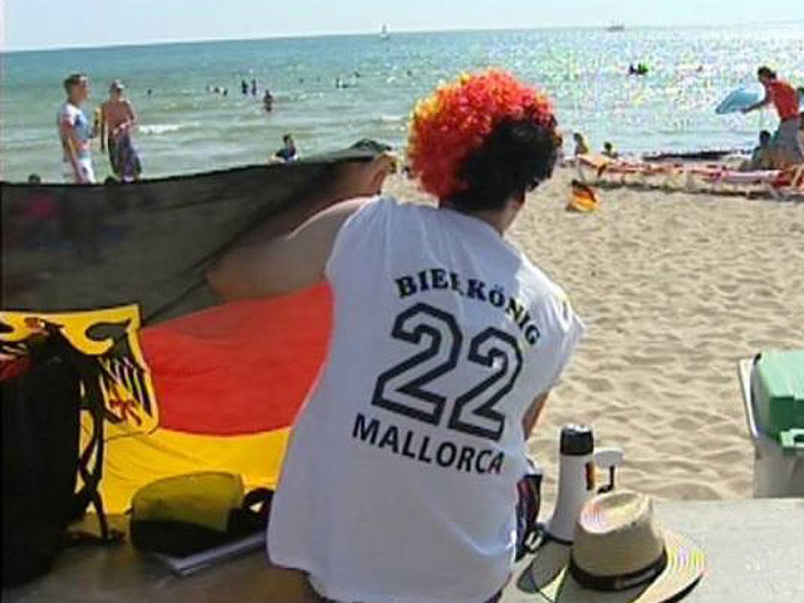 Un parte de Palma de Mallorca animará a Alemania en la semifinal ante España. Entre 8.000 y 9.000 alemanes animarán a los suyos en territorio español.