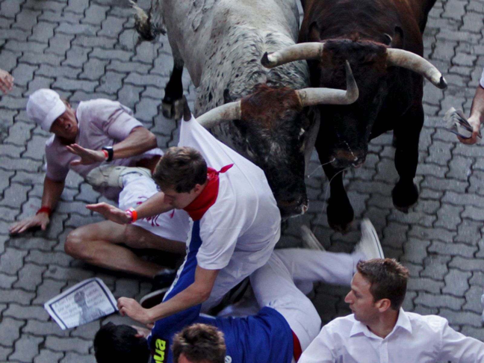 César Cruchaga comenta el primer encierro de los Sanfermines
