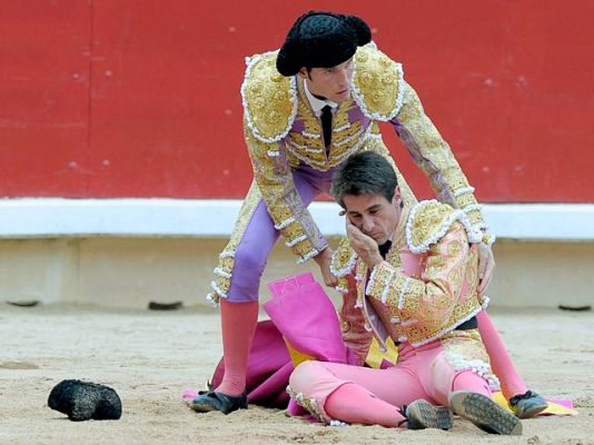 San Fermín - Cogida en Pamplona a Francisco Moro