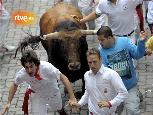 San Fermín - Tercer encierro, por Patxi Cervante