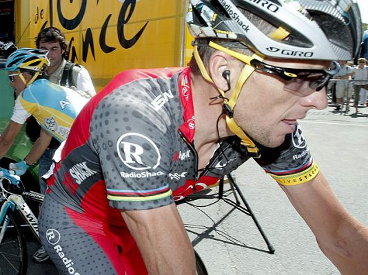 Tour de Francia - Armstrong piropea a Contador