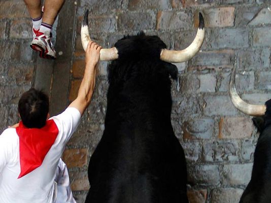 San Fermín - 4º encierro, por Patxi Cervantes