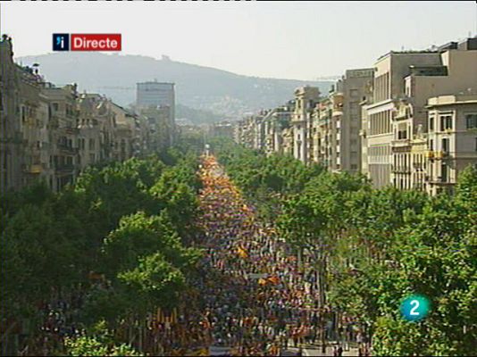 L'Informatiu - Inici Manifestació Estatut 10 Juliol