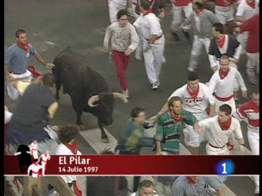 San Fermín - Encierro de El Pilar en 1997