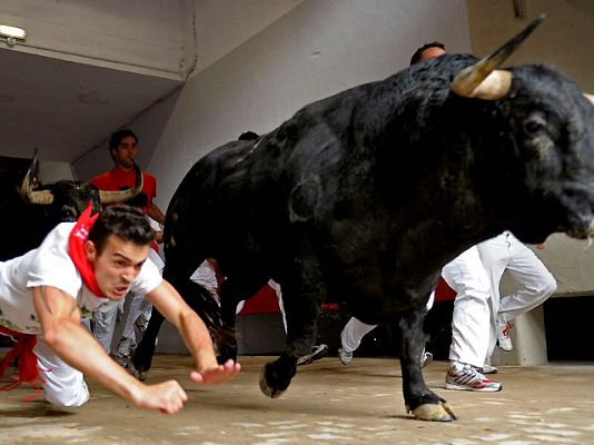 San Fermín - Violento encierro de los Peñajara