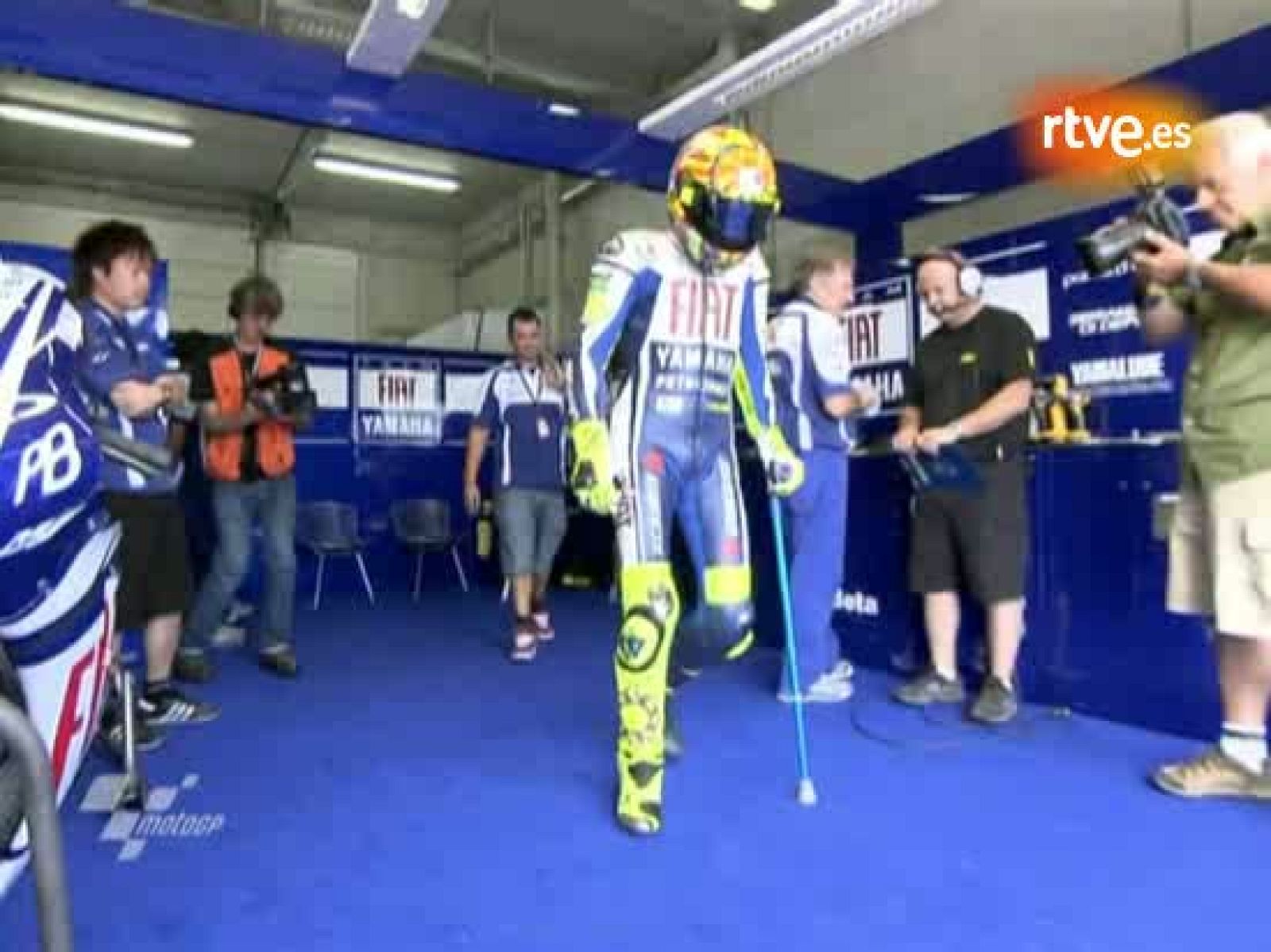 Valentino Rossi terminó séptimo en los entrenamientos de Moto GP del Gran premio de Alemania