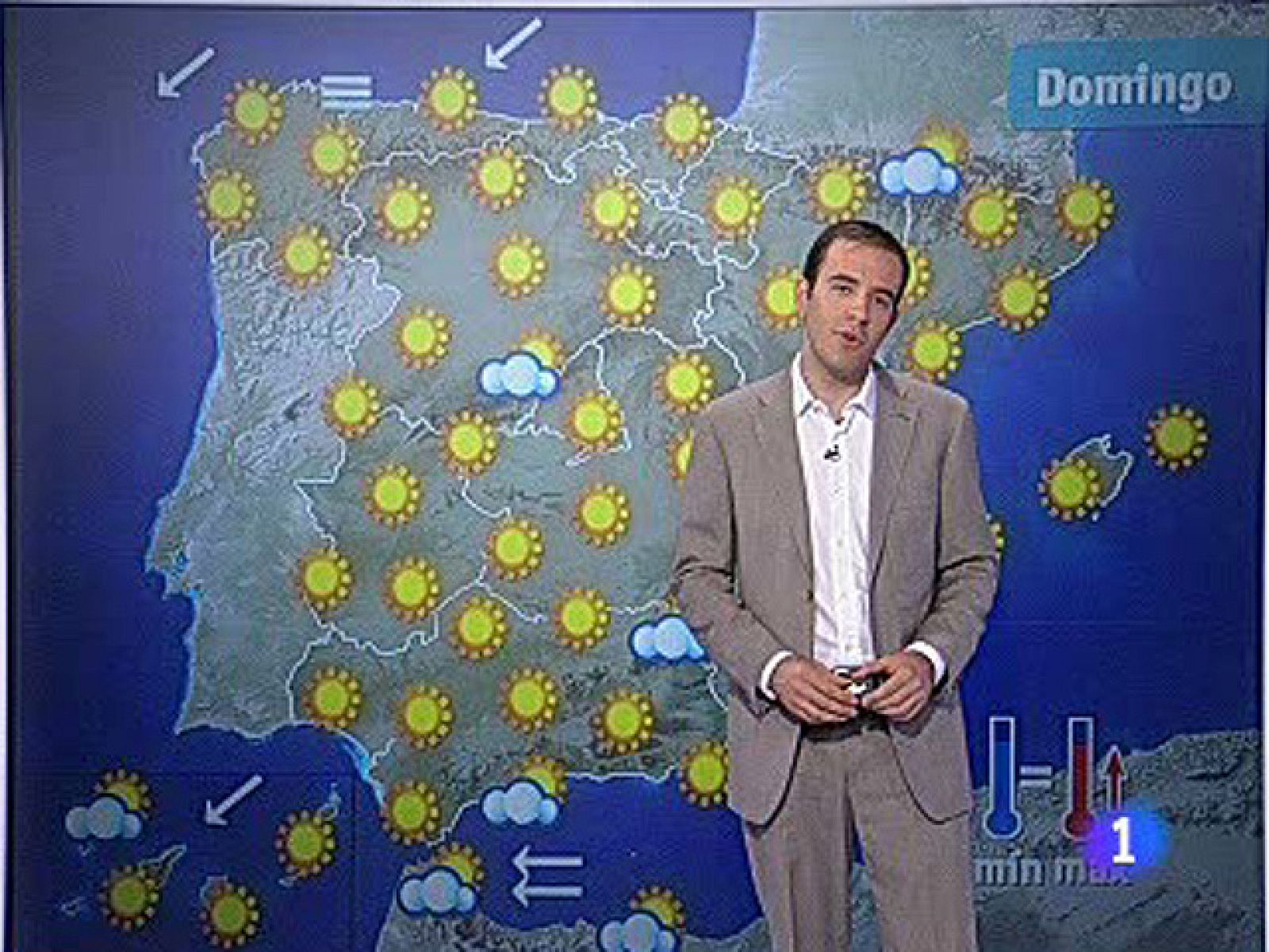 Temperaturas altas en el valle del Ebro, cuadrante suroeste y Canarias
