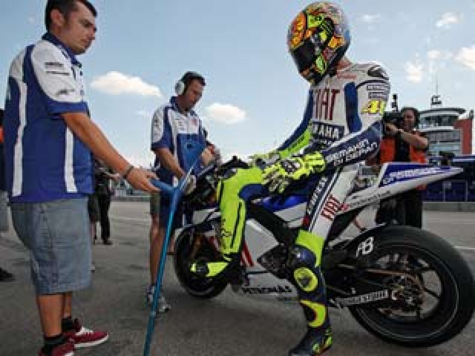 Sachsenring ha vivido la reaparición de Valentino Rossi mes y medio después de su grave lesión.