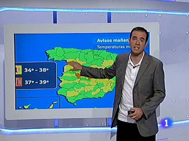 Temperaturas significativamente altas en sur y centro peninsular