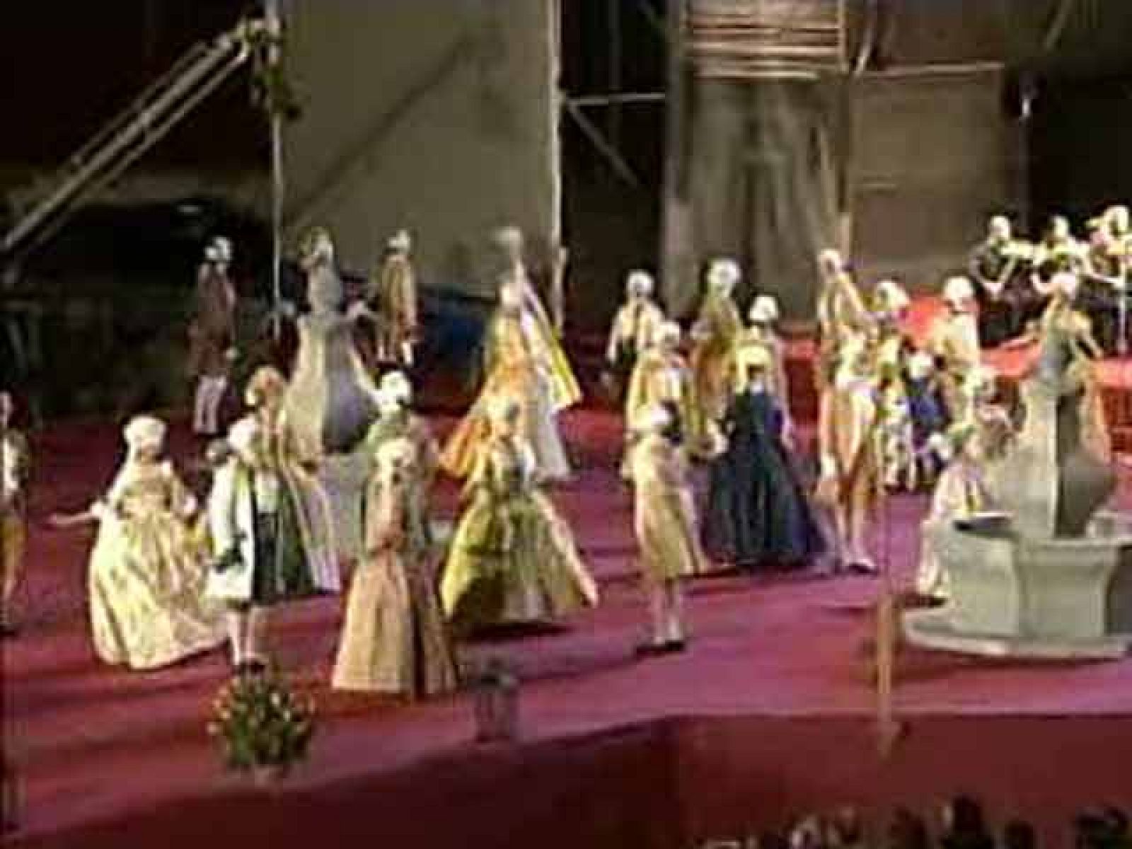 Festival del siglo XVIII, el Minué, uno de los actos centrales de la Bajada de la Virgen de La Palma
