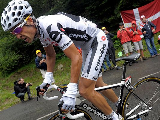 Tour de Francia - Samuel Sánchez se cae