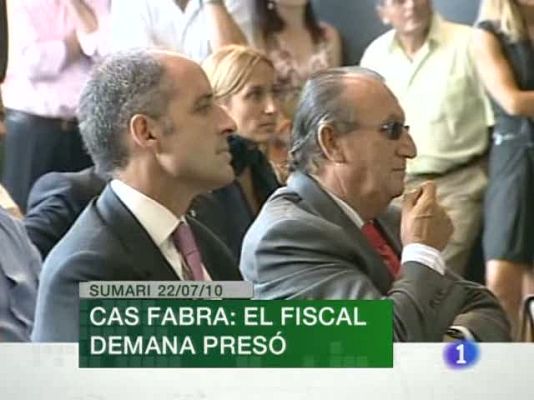 L'informatiu - Comunitat Valenciana - L'informatiu Comunitat Valenciana - 22/07/10