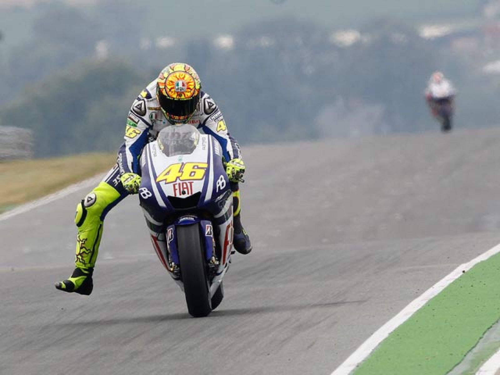 Valentino Rossi volvió en Sachsenring para luchar por el podio. El italiano quiere también estar en lo más alto en Laguna Seca.