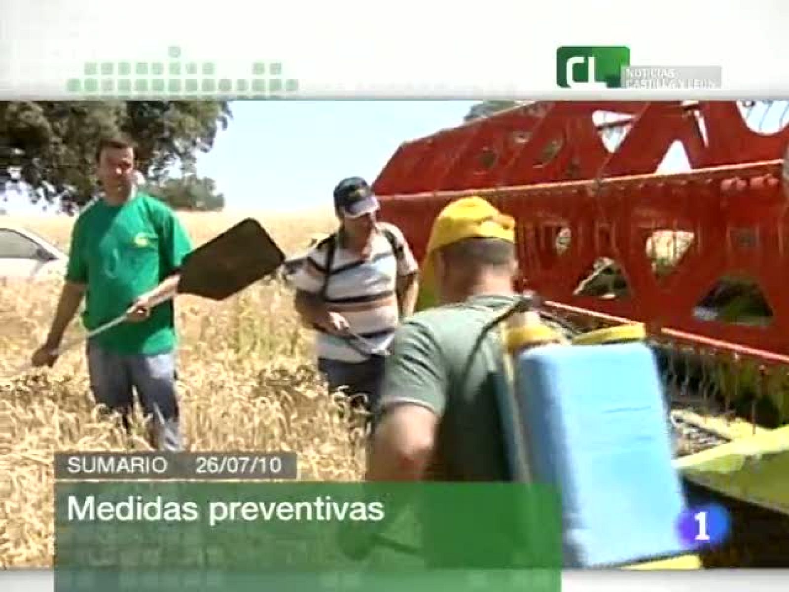 Noticias Castilla y León. Informativo nTerritorial de Castilla y León. (26/07/10)