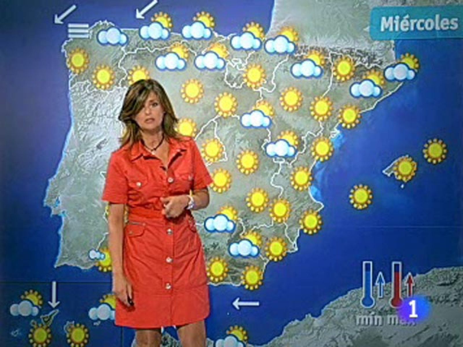 El Tiempo - Siguen las altas temperaturas en la Península - 27/07/10 - El tiempo | Ver