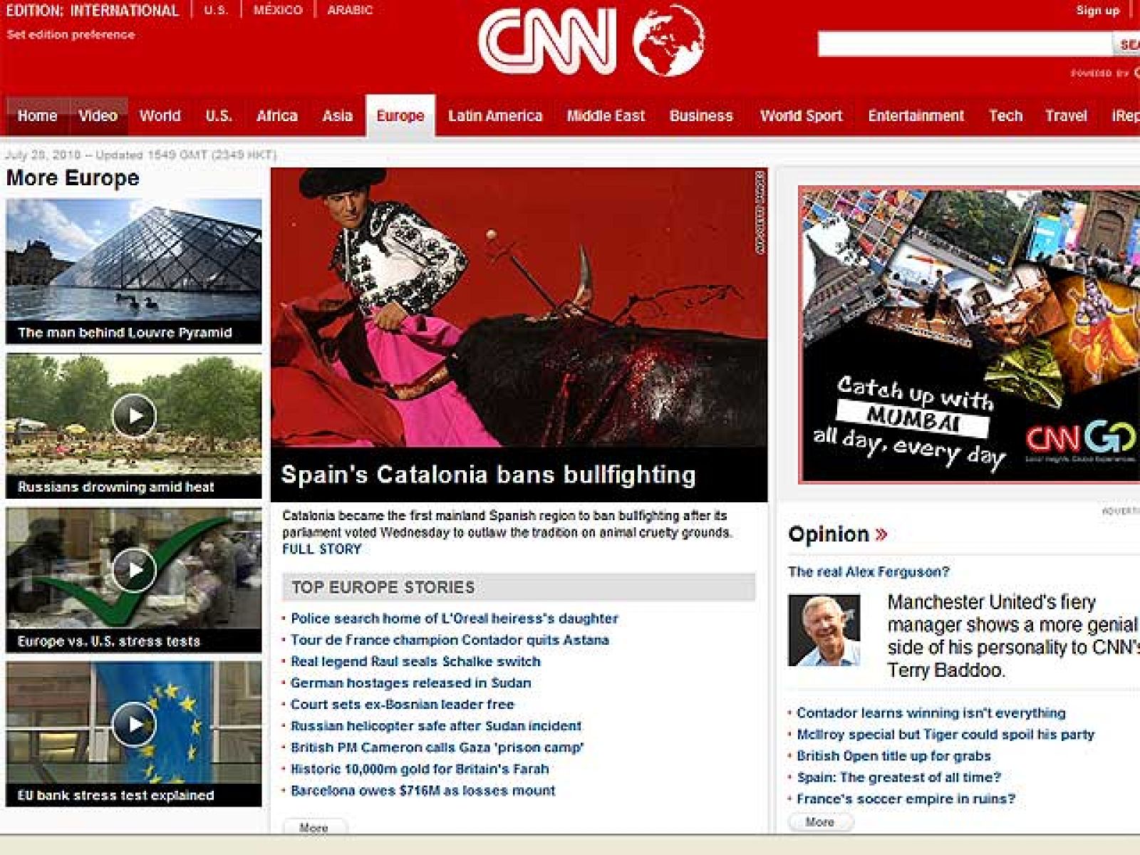 Numerosos medios internacionales pendientes de la decisión del parlamento catalán sobre los toros | Ver