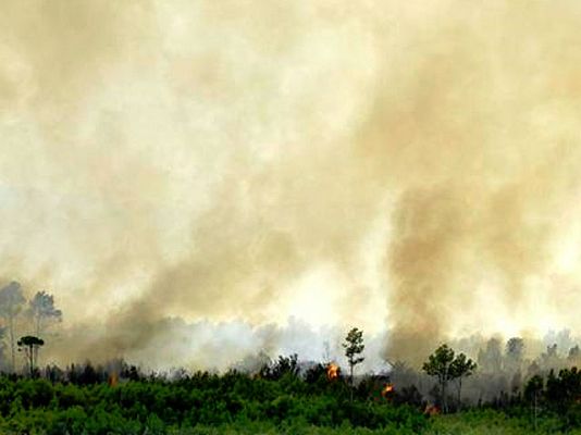  - Incendio en Vilopriu (Girona)