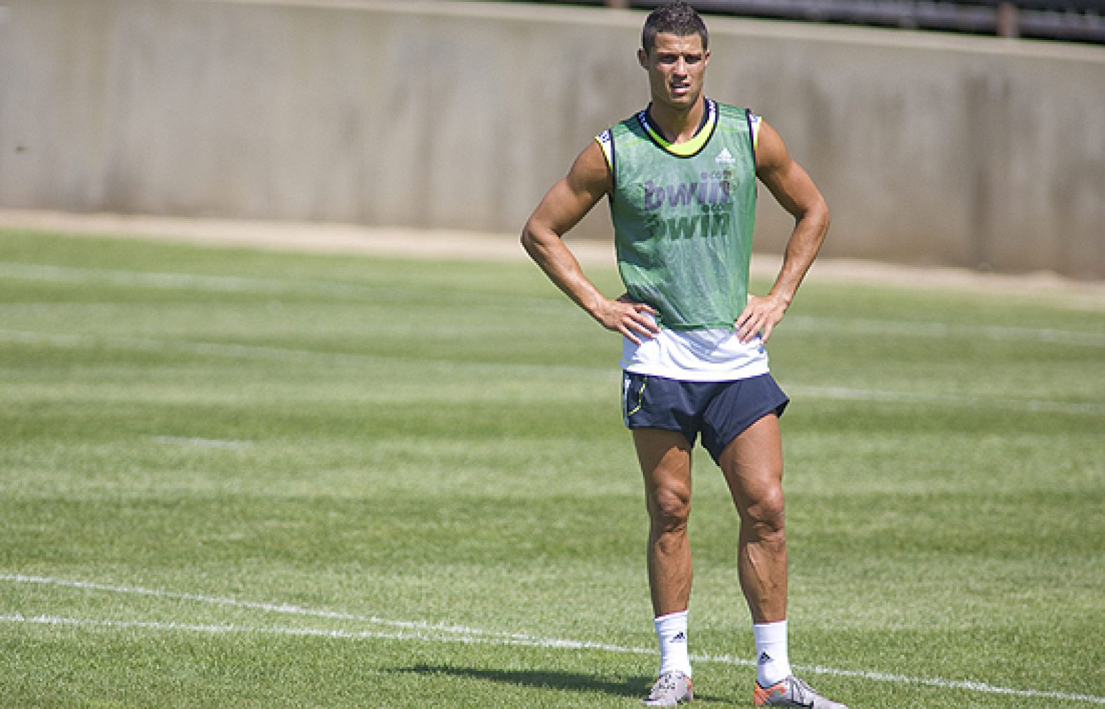 Cristiano Ronaldo ya está en Los Ángeles con el Real Madird.