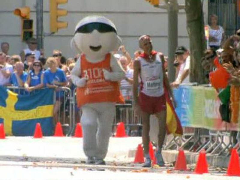 Chema celebra la plata