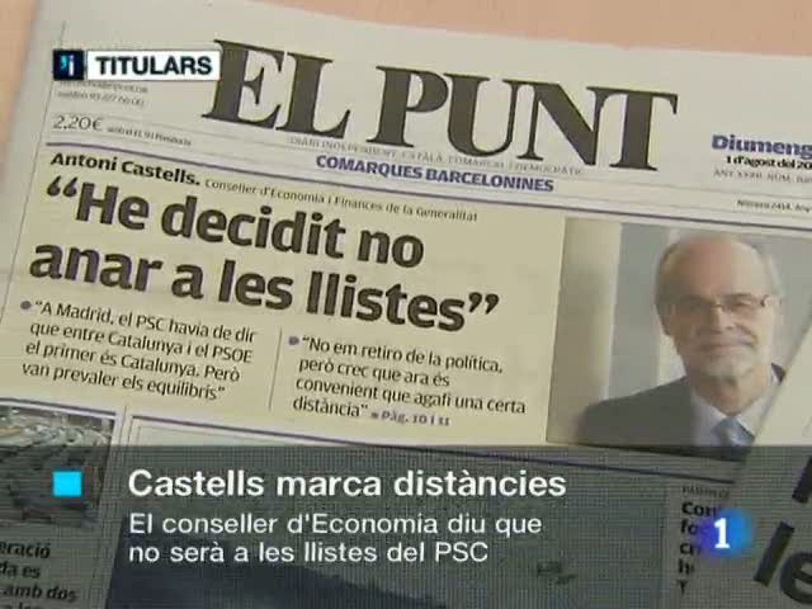 L'Informatiu Cap de Setmana (01/8/2010)
