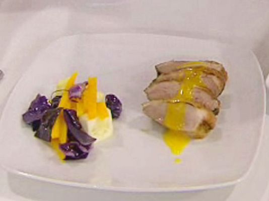 RTVE Cocina - Magret de pato con melocotón