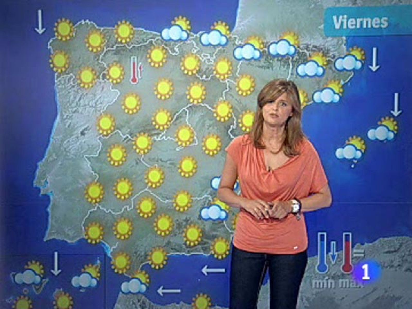 El Tiempo - Posibles chubascos en el este de Cataluña y despejado en el resto de España - 05/08/10 - El tiempo | Ver