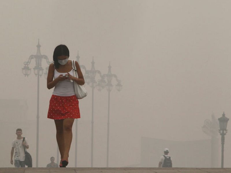 Los incendios provocan que la contaminación en Moscú quintuplice los niveles máximos permitidos | Ver