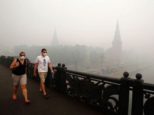  - Moscú bajo el humo de los incendios