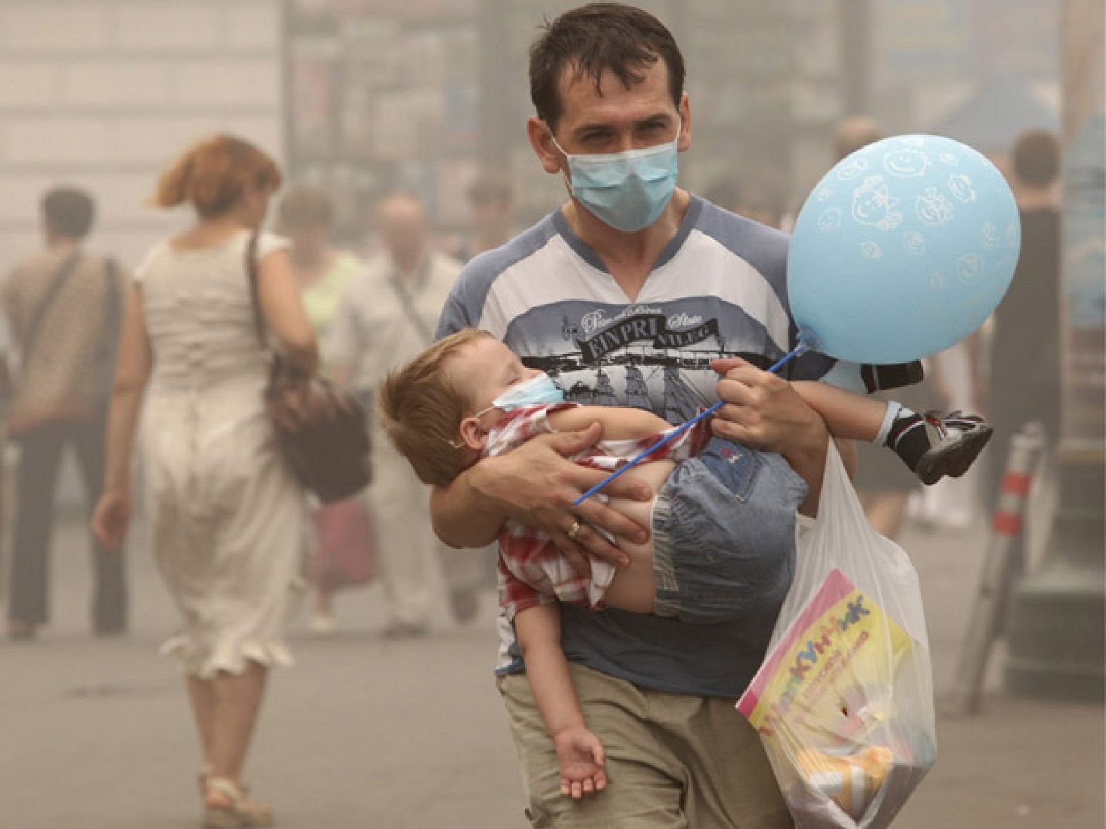 Se duplica la mortalidad en Moscú por el calor y el humo | Ver