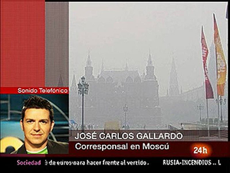 José Carlos Gallardo, corresponsal de RTVE en Moscú, describe la situación crítica