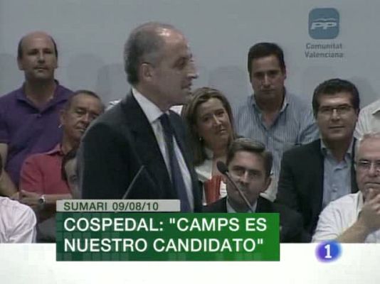 L'informatiu - Comunitat Valenciana - L'Informatiu (09/08/10)
