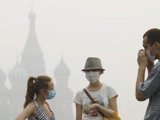  - Incendios en las afueras de Moscú