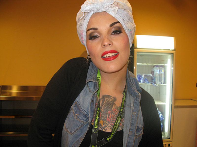 Sonorama 2010 - Actuación de Vinila Von Bismark & The Lucky Dados