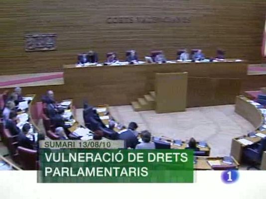 L'informatiu - Comunitat Valenciana - L'Informatiu (13/08/10)