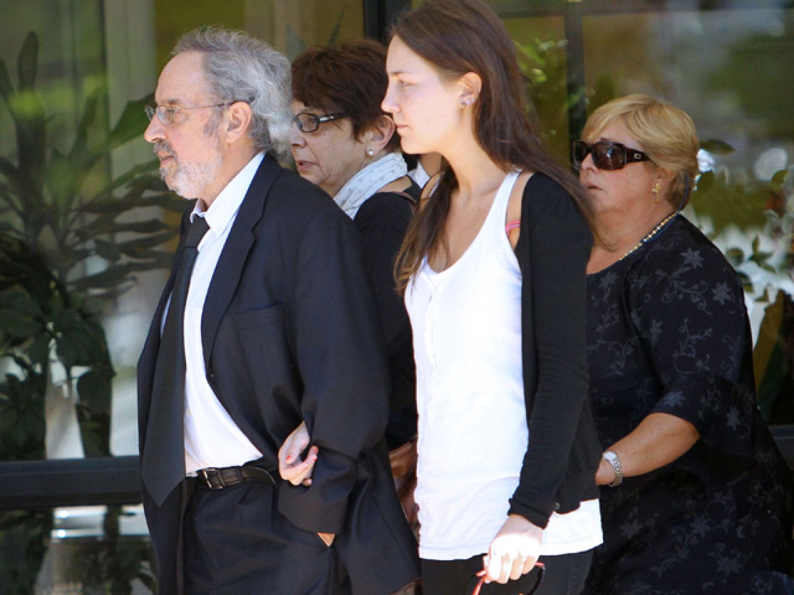 Despedida de uno de los brigadistas fallecidos en el incendio de Galicia