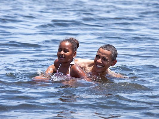  - Obama se baña en Florida