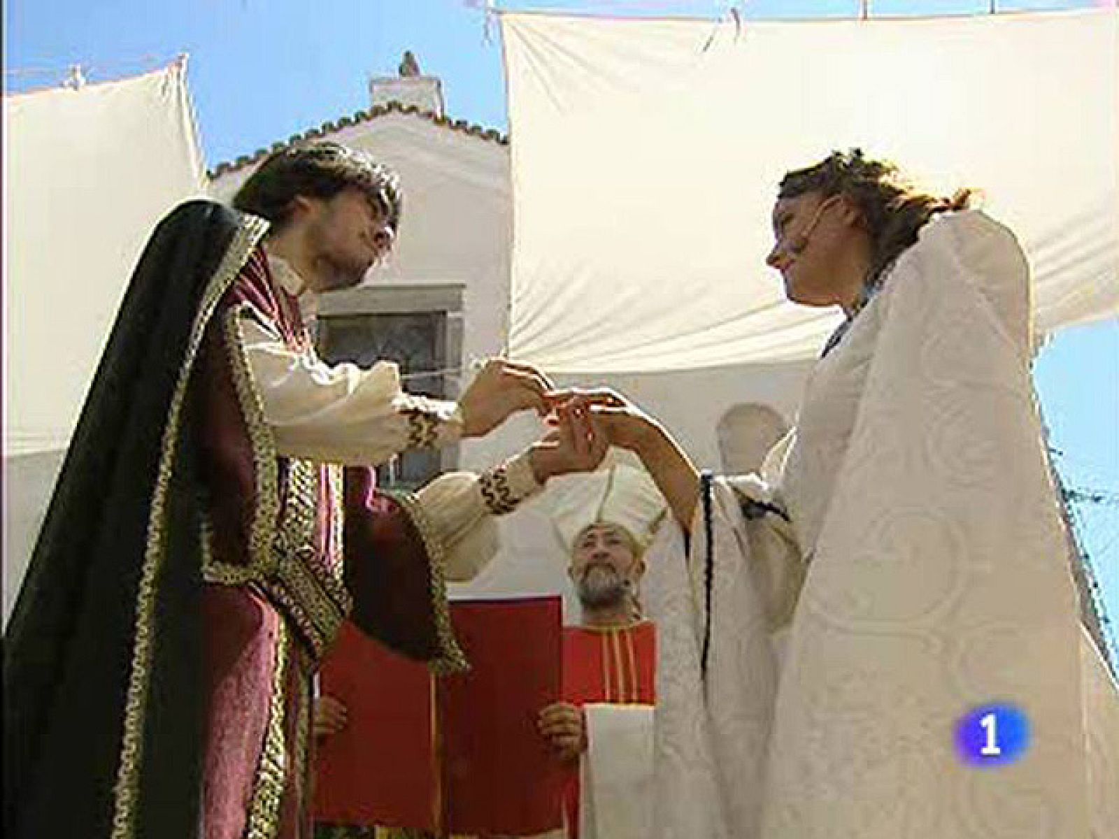 Recreación de pellícula en el castillo de Alburquerque