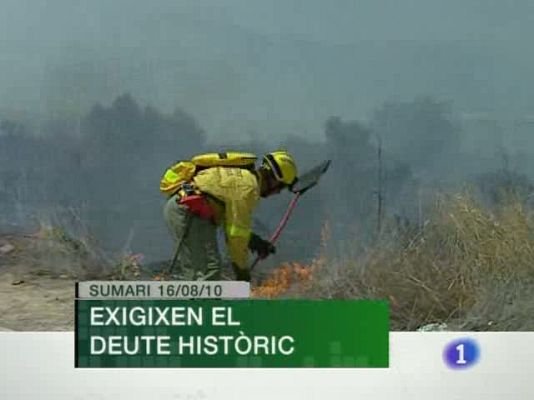 L'informatiu - Comunitat Valenciana - L'Informatiu (16/08/10)