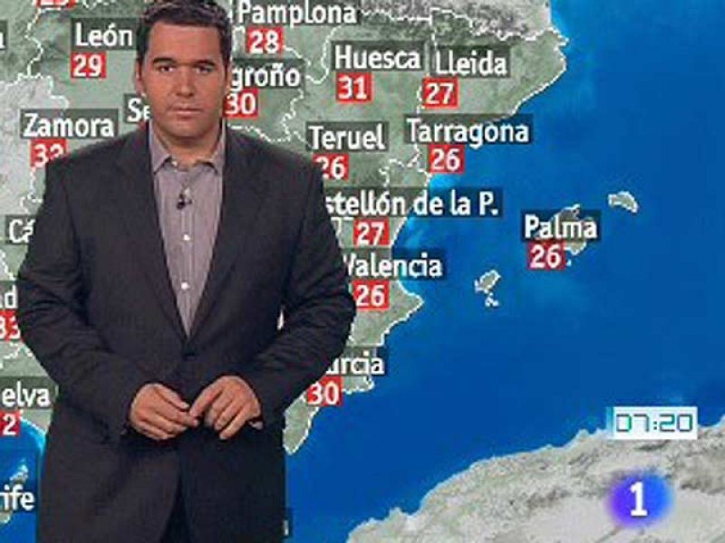 El Tiempo - Tormentas en Andalucía y Baleares - 19/08/10 - El tiempo | Ver