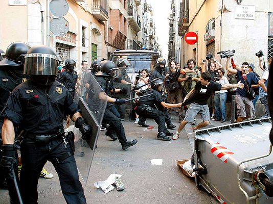  - Disturbios en Barcelona