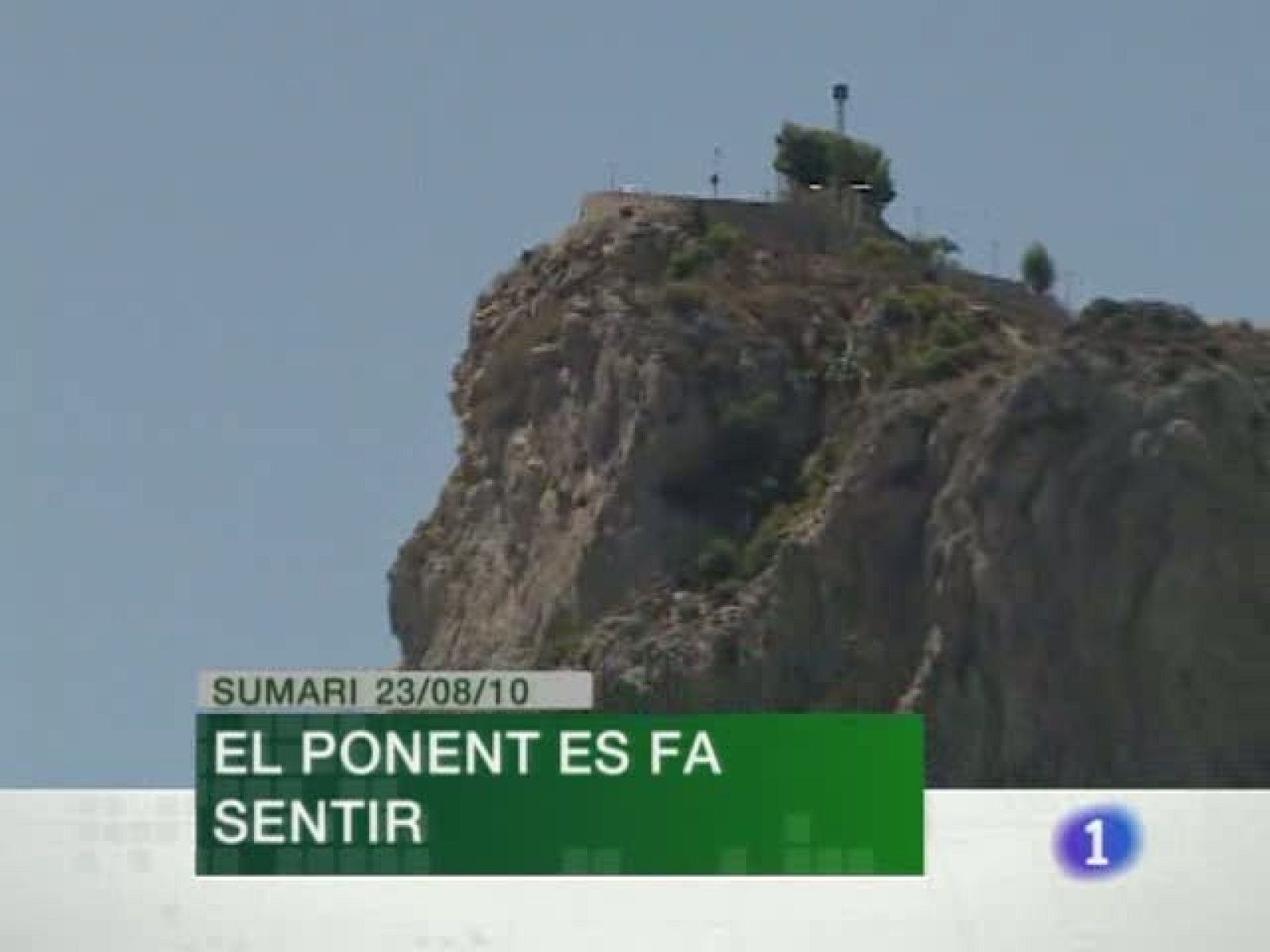 L'Informatiu. Informativo Territorial de la C. Valenciana (23/08/10)