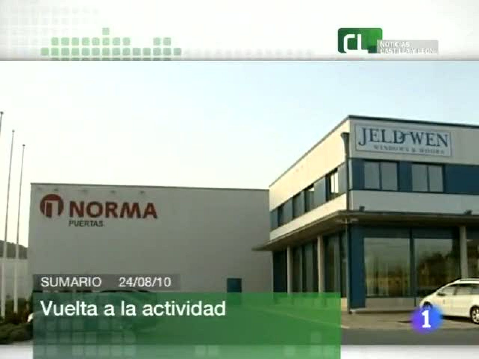 Noticias Castilla y León. Informativo Territorial de Castilla y León. (24/08/10)