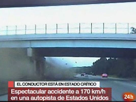  - Espectacular accidente en EE.UU.