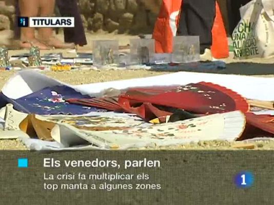 L'Informatiu - L'Informatiu migdia (25/08/2010)