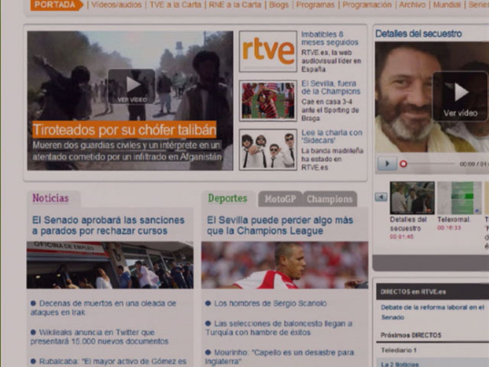 RTVE.es, primer portal audiovisual