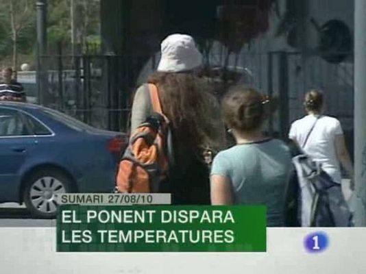 L'informatiu - Comunitat Valenciana - L'Informatiu Comunitat Valenciana - 27/08/10