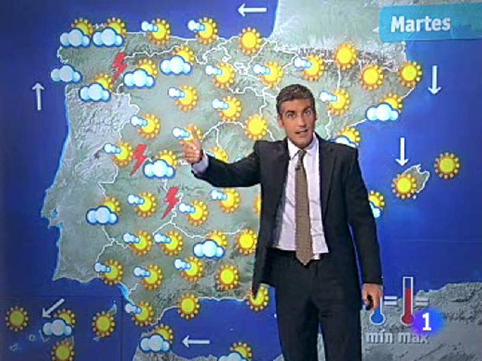 El Tiempo - Intervalos nubosos en el este de la Península - 30/08/10 - El tiempo | Ver